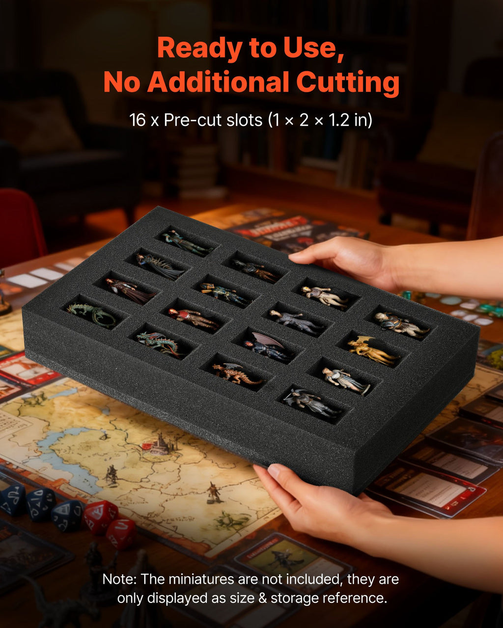 Miniature Storage Carrying Figure Bag, Fits 16 Infantry Minis,