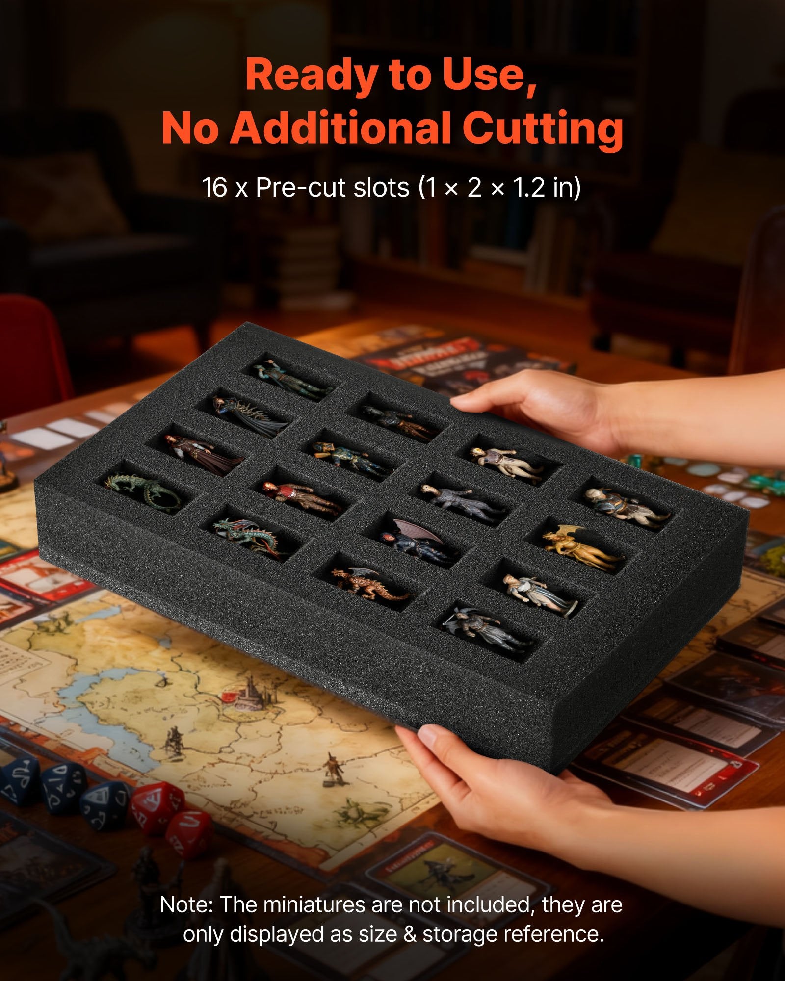 Miniature Storage Carrying Figure Bag, Fits 16 Infantry Minis,